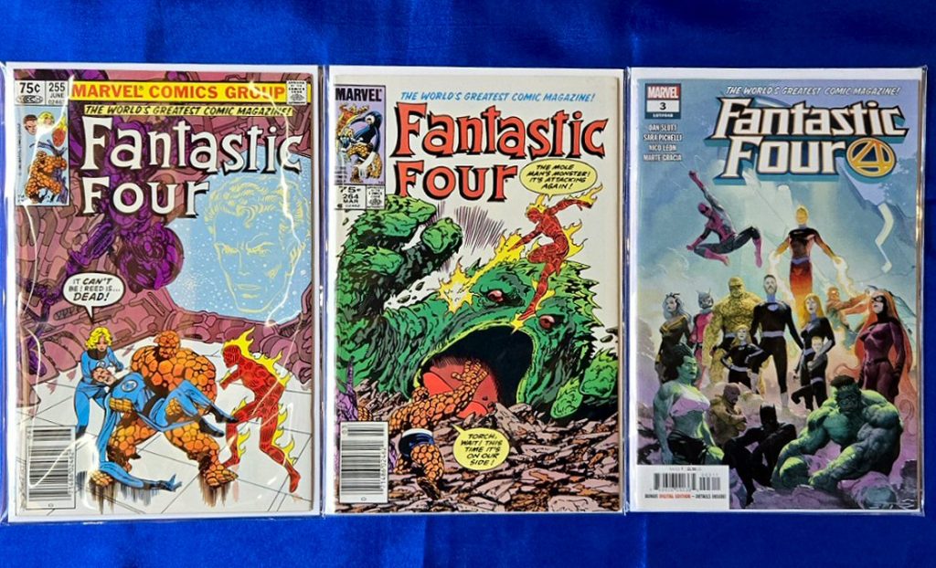 Fantastic Four Vol 1, issue #255 (1983) and #264 (1984), Cover Art by: John Byrne. Fantastic Four Vol 6, issue #3, Cover Art by: Esad Ribić