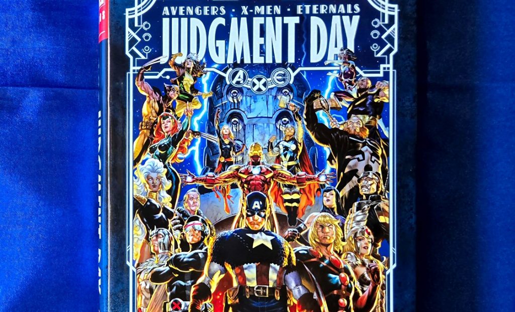 A.X.E.: Judgment Day Omnibus, hardcore, Cover Art by: Mark Brooks and Sabine Rich.