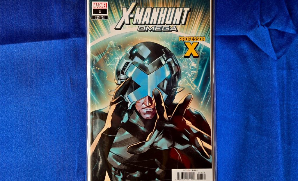 Marvel X-Manhunt Omega Vol 1, issue #1, 2025, variant cover by Edwin Galmont (Egal)
