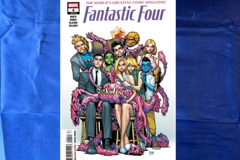 Fantastic Four Vol 8, issue #4. Cover art by: Humberto Ramos and Edgar Delgado
