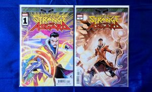 Doctor Strange of Asgard Vol 1, 2025, issues #1 & 5, by Derek Landy and Carlos Magno. Cover art by Geoff Shaw